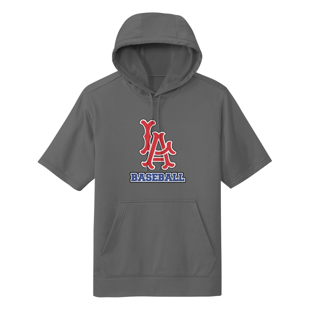 Adult LA Baseball Sport-Tek Sport-Wick Fleece SS Hoodie
