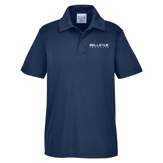 Youth Bellevue Lacrosse Team 365 Lightweight Performance Polo
