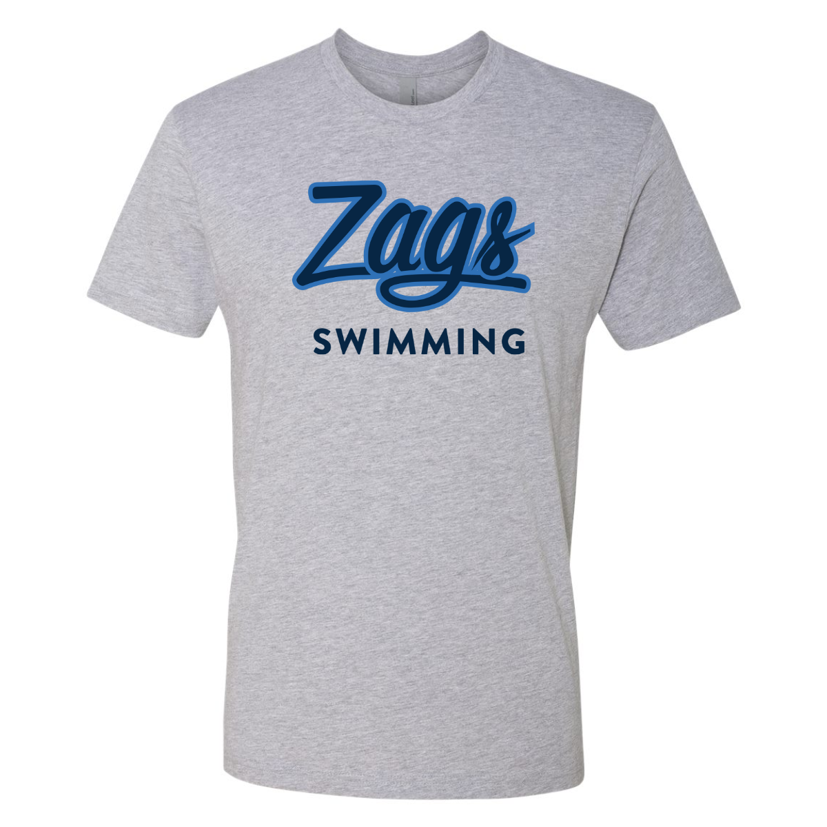 Adult Key Swimming Next Level Cotton T-Shirt
