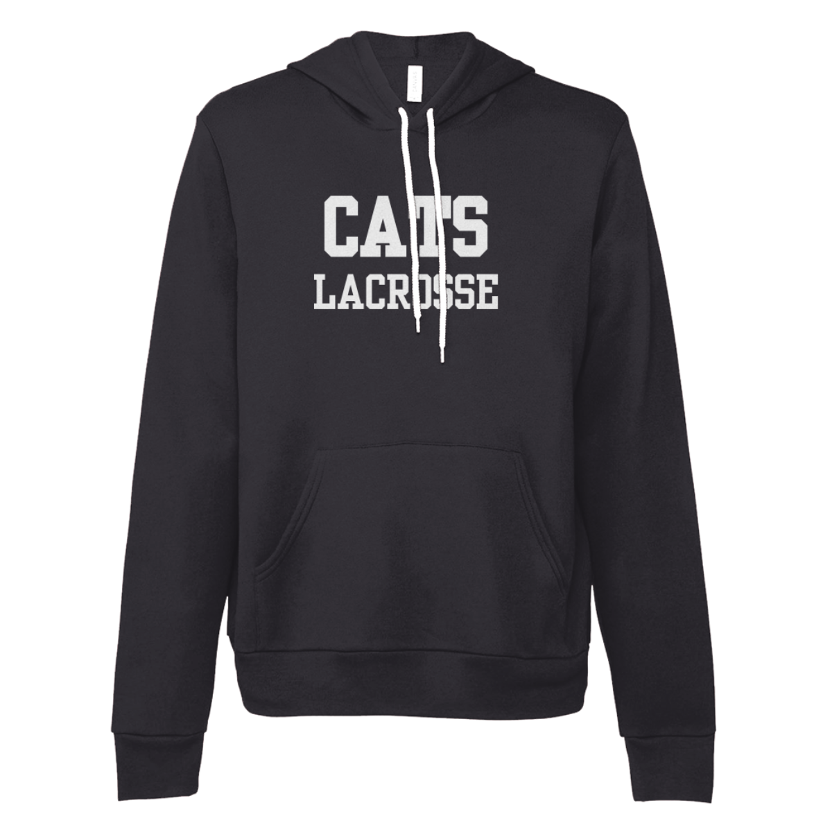 Adult Springdale Wildcats Lacrosse Bella + Canvas Sponge Fleece Hoodie