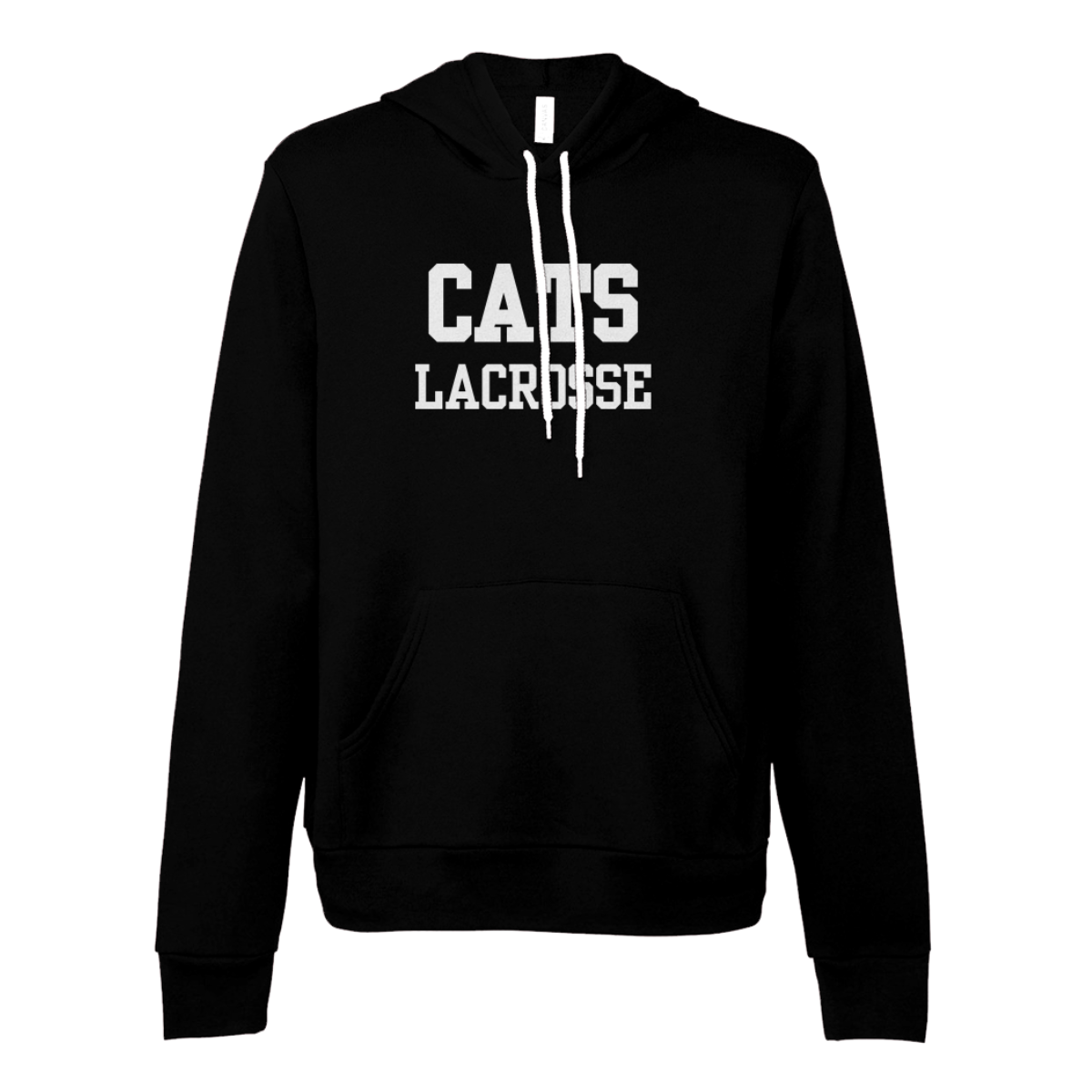 Adult Springdale Wildcats Lacrosse Bella + Canvas Sponge Fleece Hoodie