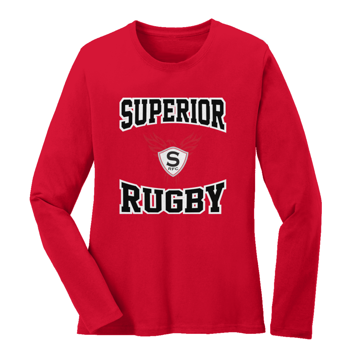 Womens Superior Rugby Port & Co Cotton Long Sleeve