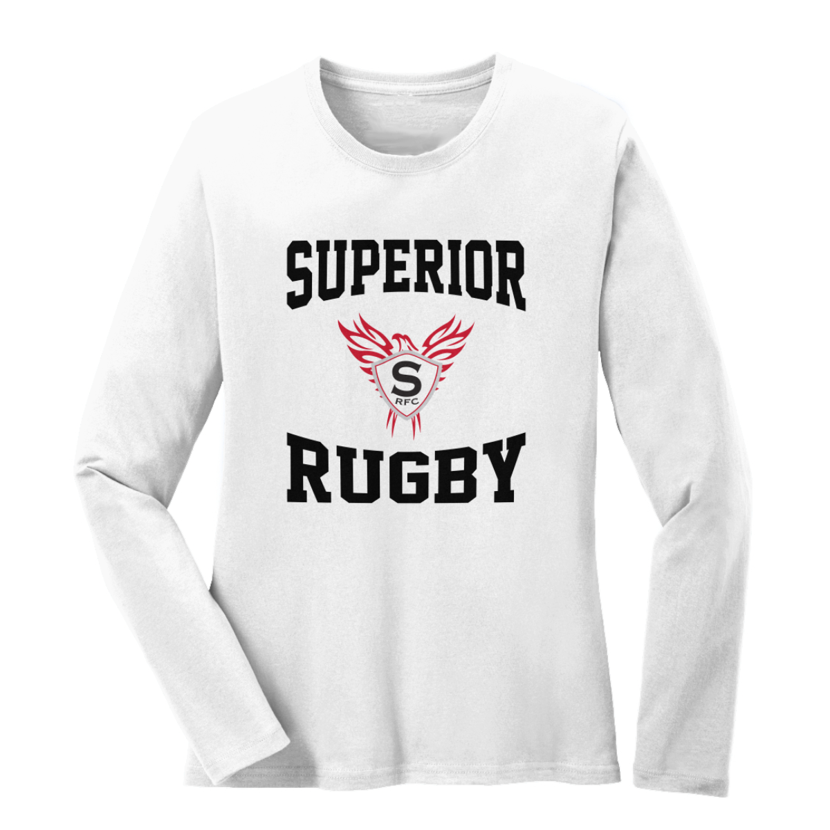 Womens Superior Rugby Port & Co Cotton Long Sleeve