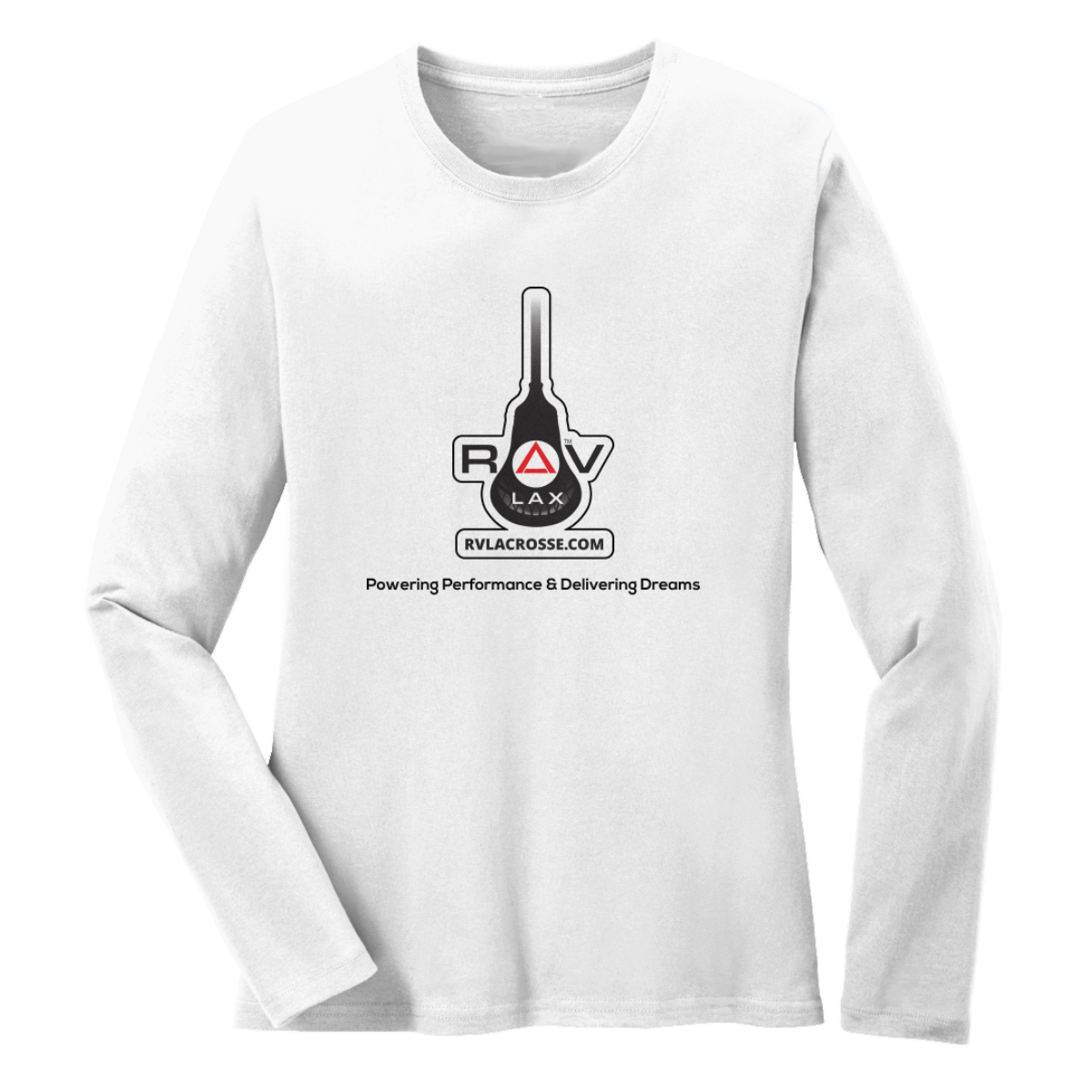 Women's RV Lacrosse Port & Co Cotton Long Sleeve