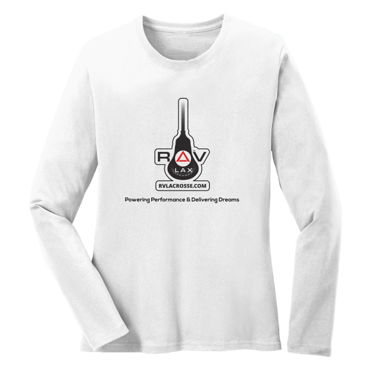 Women's RV Lacrosse Port & Co Cotton Long Sleeve