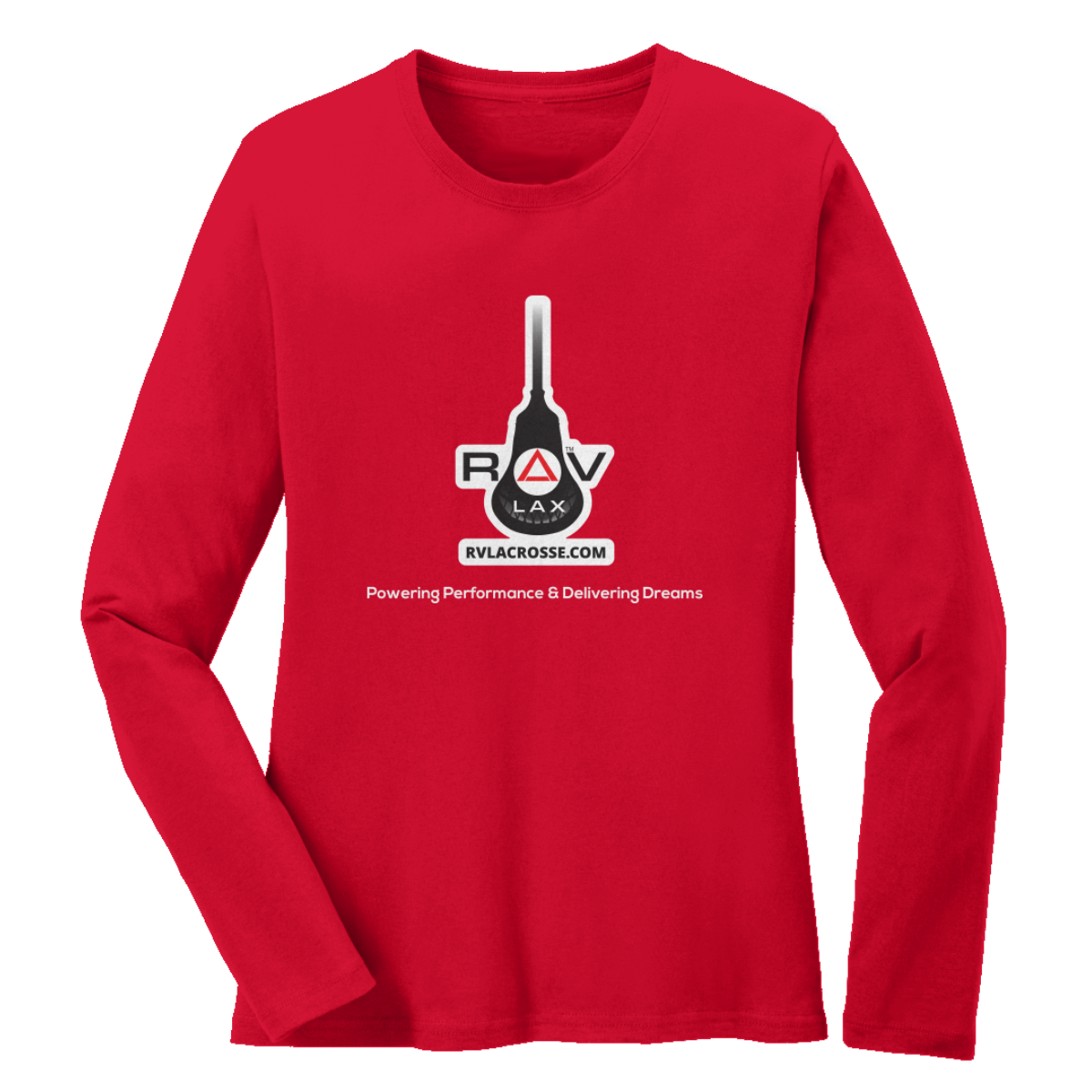 Women's RV Lacrosse Port & Co Cotton Long Sleeve