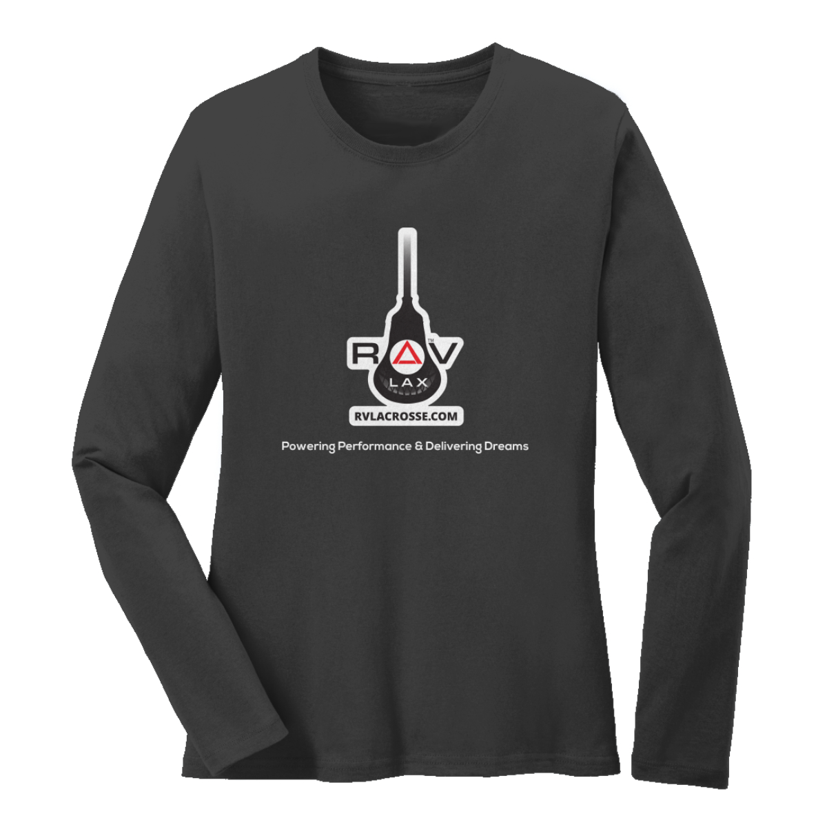 Women's RV Lacrosse Port & Co Cotton Long Sleeve