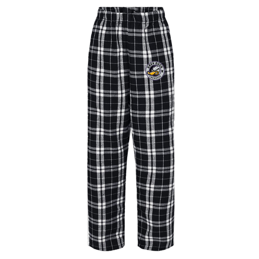 Youth Grey Duck Lacrosse Boxercraft Flannel Pants