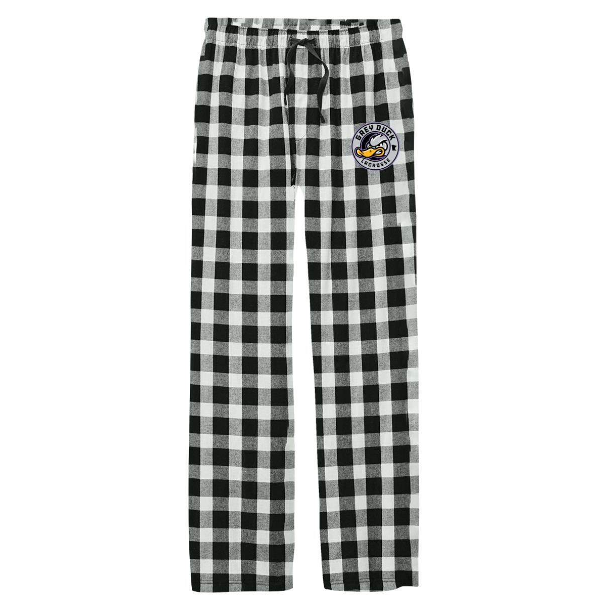 Adult Grey Duck Lacrosse District Flannel Pants