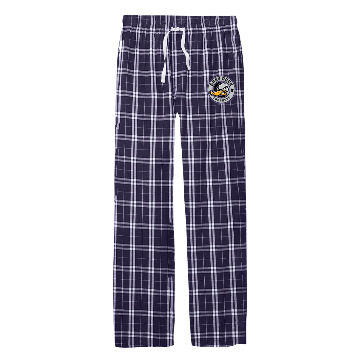 Adult Grey Duck Lacrosse District Flannel Pants