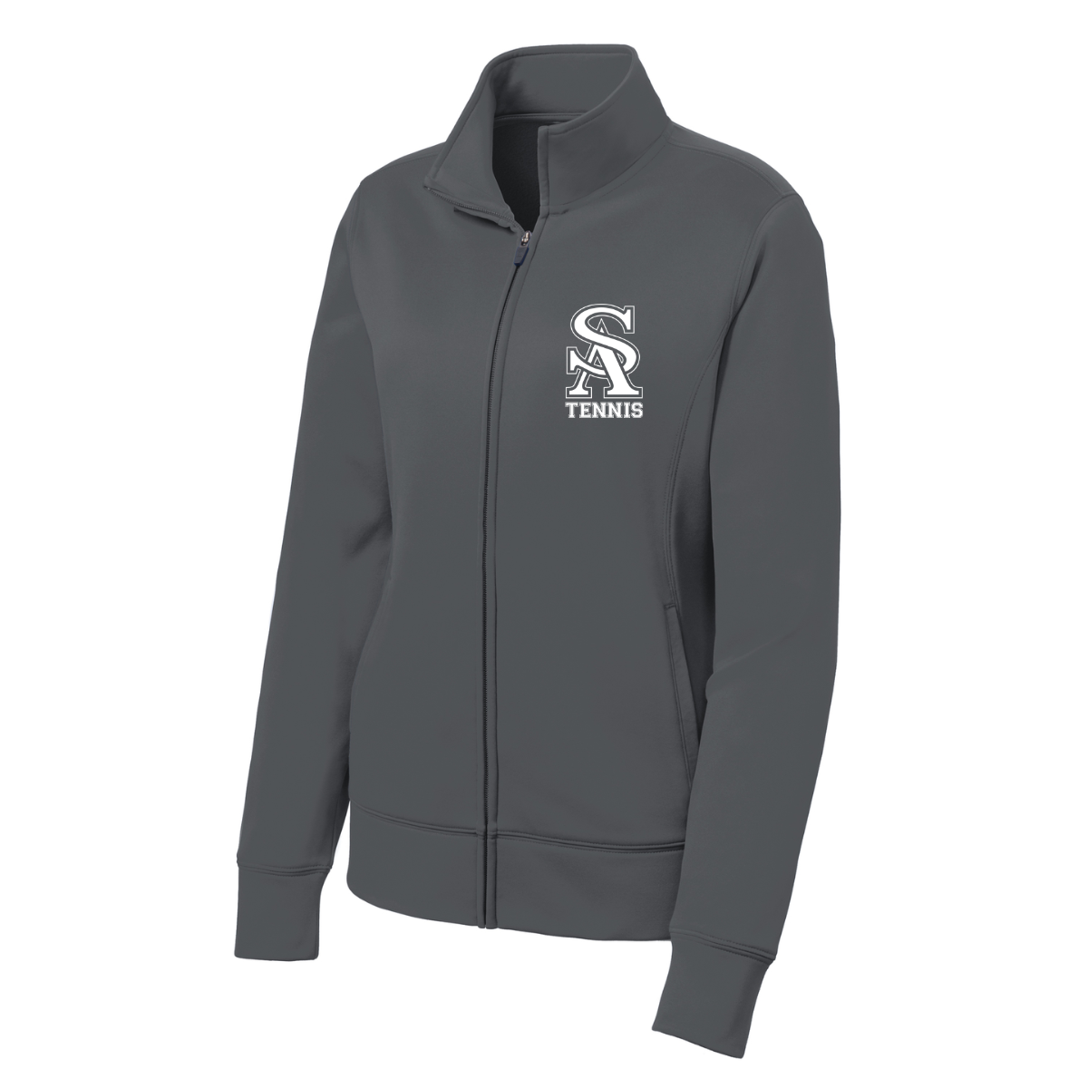 Women's Saints Tennis Sport-Tek Fleece Full-Zip Jacket