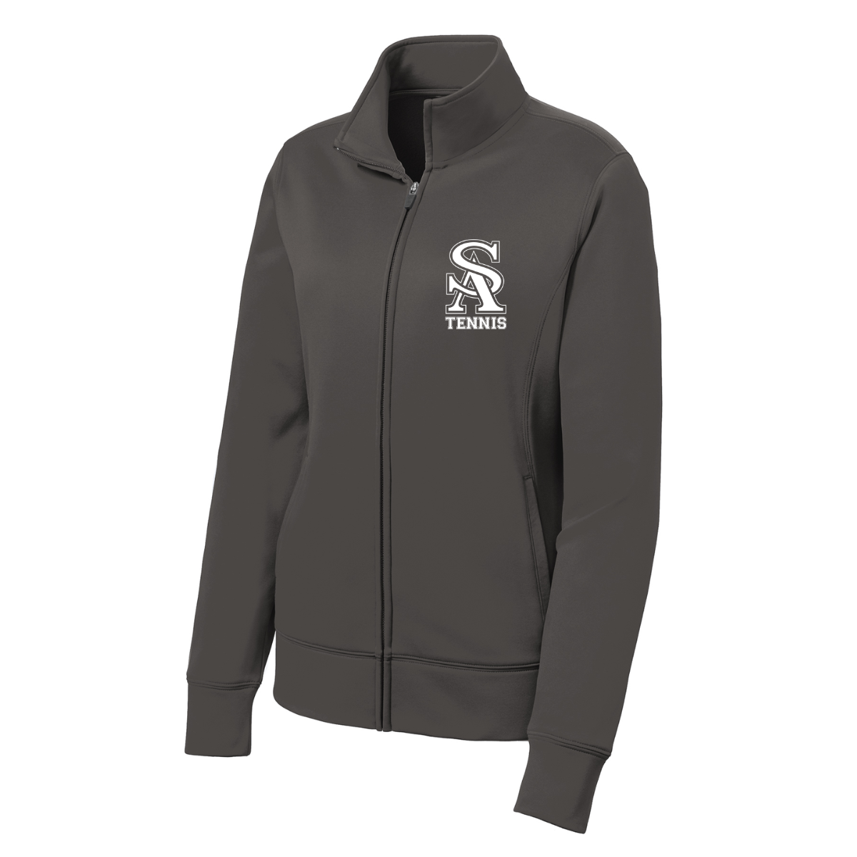 Women's Saints Tennis Sport-Tek Fleece Full-Zip Jacket