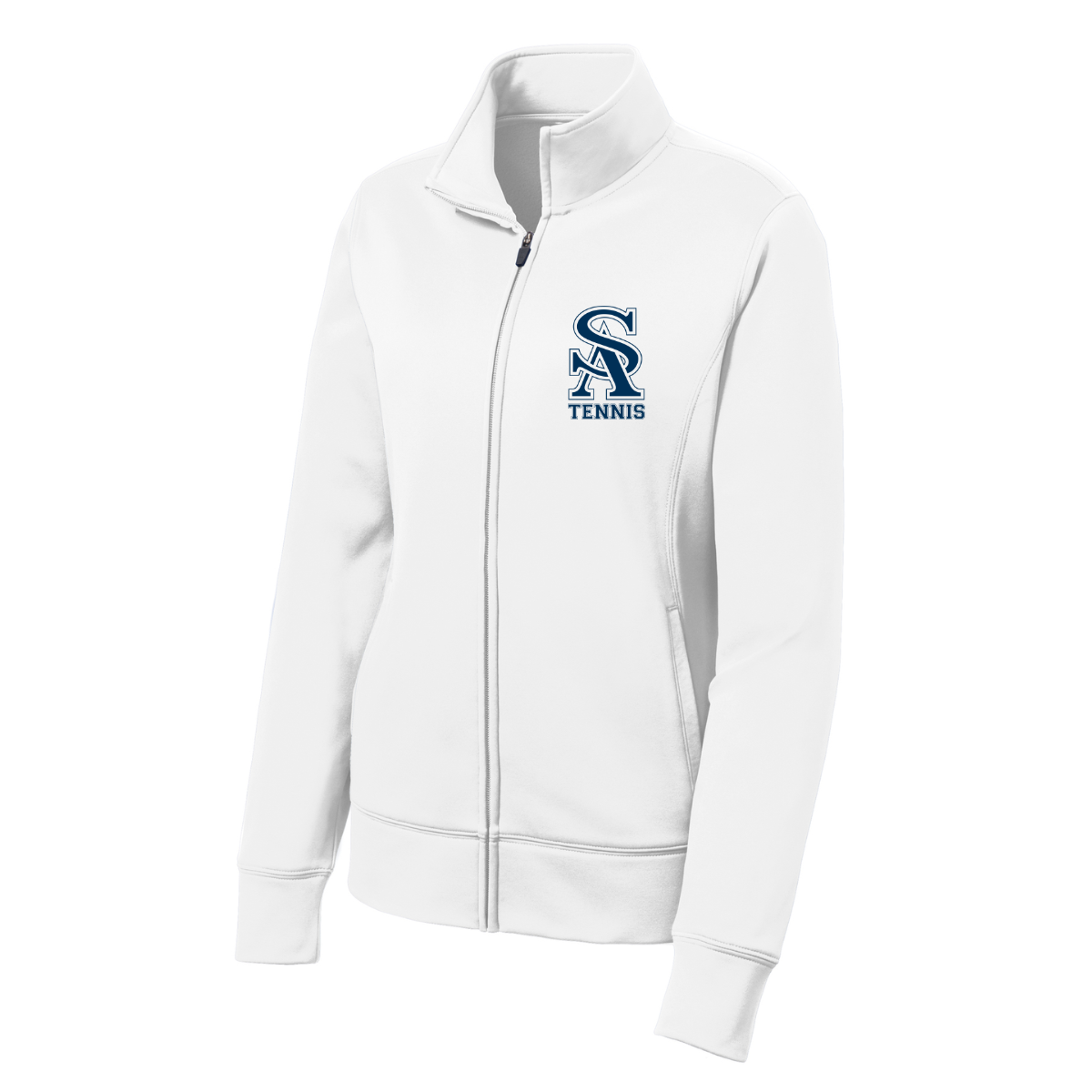 Women's Saints Tennis Sport-Tek Fleece Full-Zip Jacket