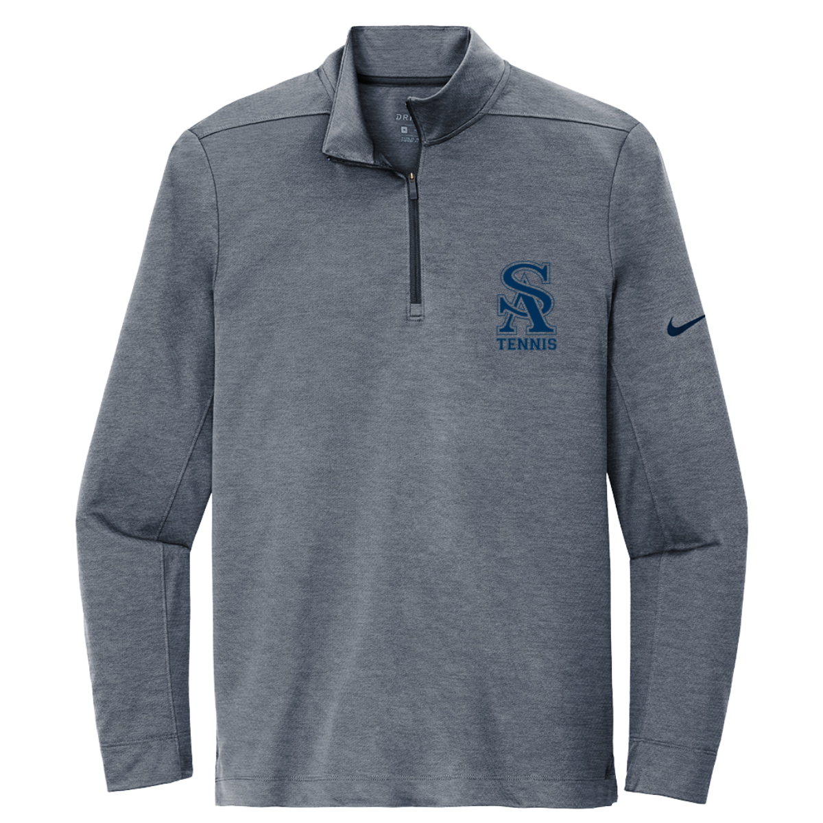 Adult Saints Tennis Nike Dry 1/2 Zip Cover Up