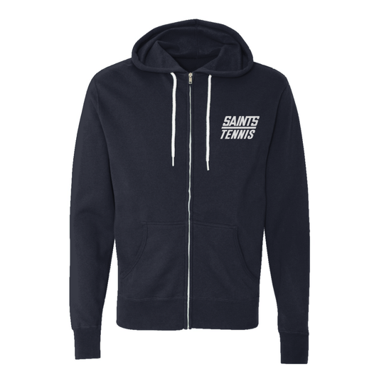 Adult Saints Tennis ITC Lightweight Full Zip Hoodie