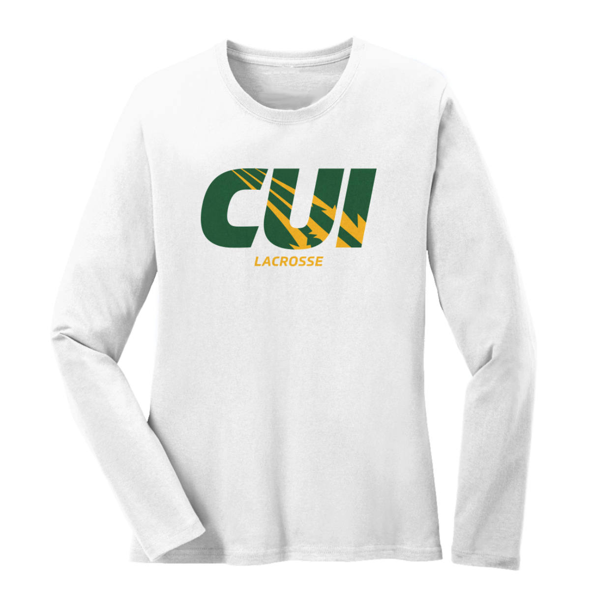 Women's CUI Lacrosse Port & Co Cotton Long Sleeve