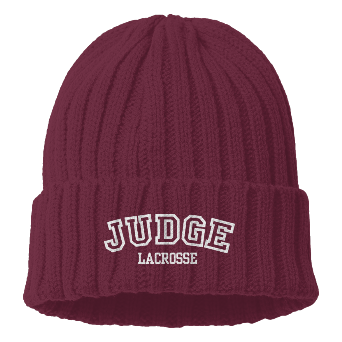 Judge Lax Atlantis Headwear Cable Knit Cuffed Beanie