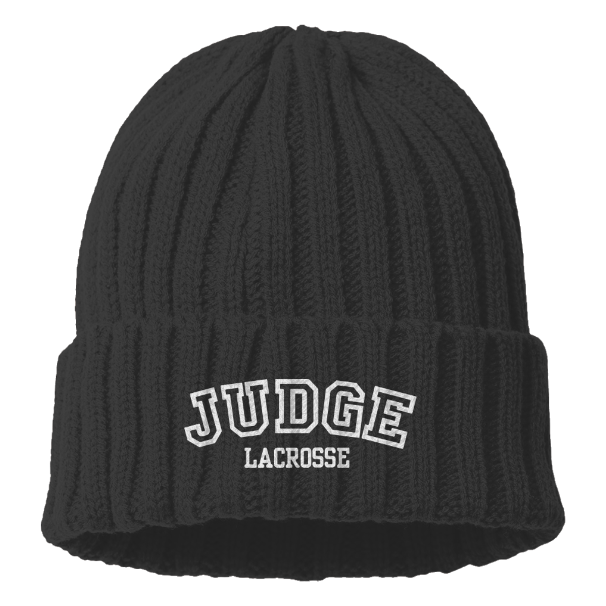 Judge Lax Atlantis Headwear Cable Knit Cuffed Beanie