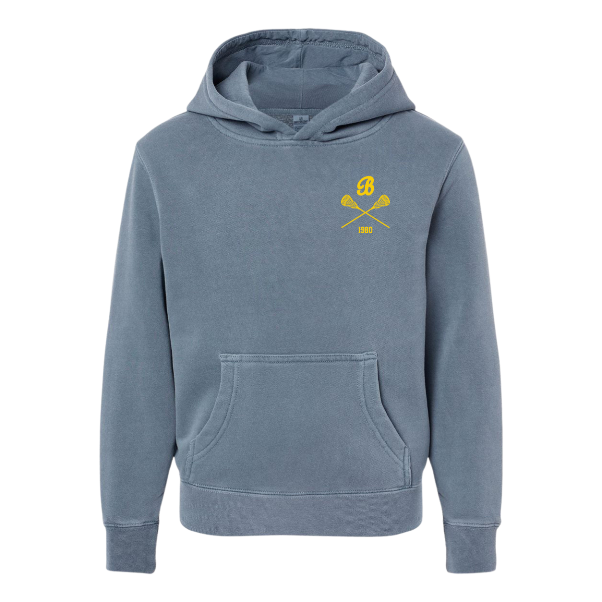 Youth Bellevue Lacrosse ITC Pigment-Dyed Hoodie