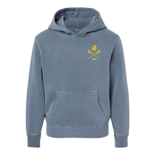Youth Bellevue Lacrosse ITC Pigment-Dyed Hoodie