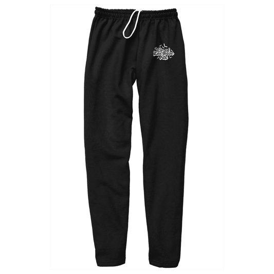 Adult Co Ed Lacrosse Gildan Open-Bottom Relaxed Sweatpants
