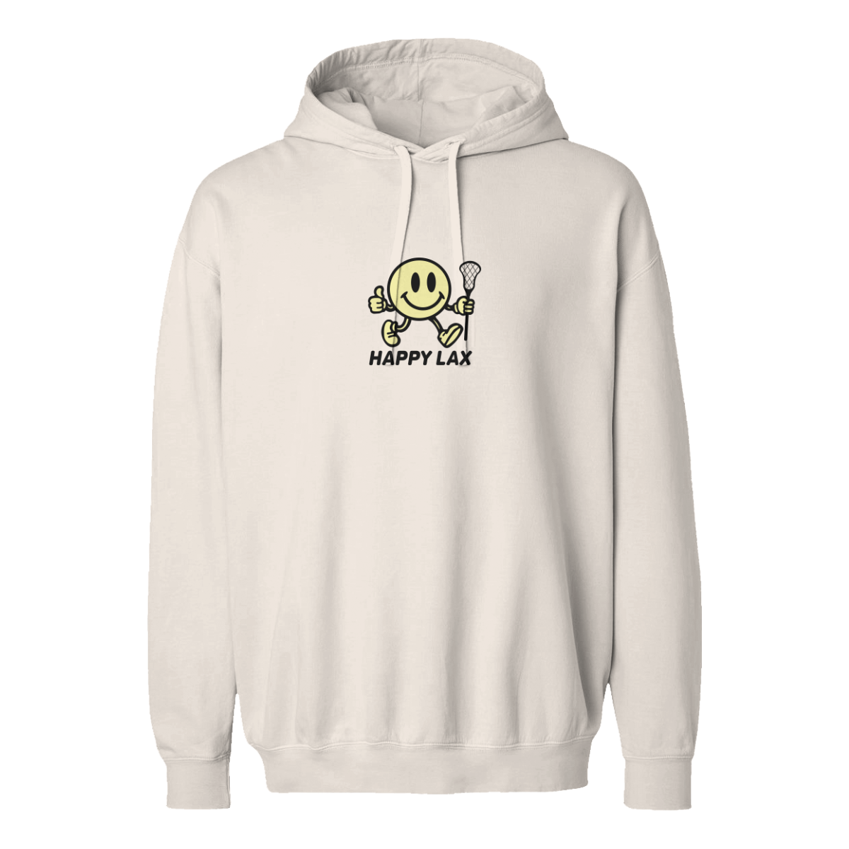 Adult Happy Lax Comfort Colors Lightweight Hoodie