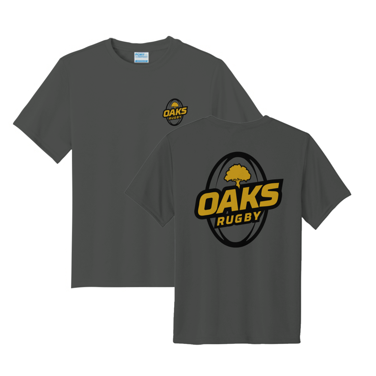 Youth Danville Oaks Rugby Port & Co Performance T-Shirt