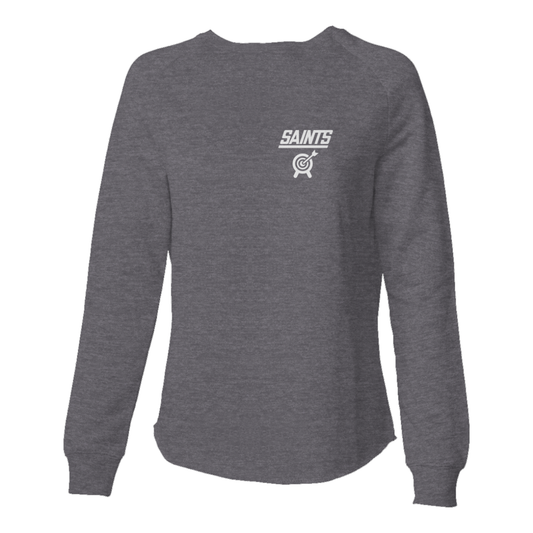 Women's Saints Archery ITC Wave Wash Crewneck Sweatshirt