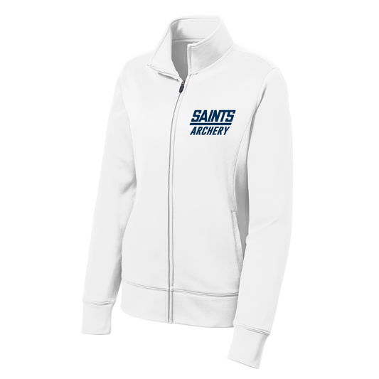 Women's Saints Archery Sport-Tek Fleece Full-Zip Jacket