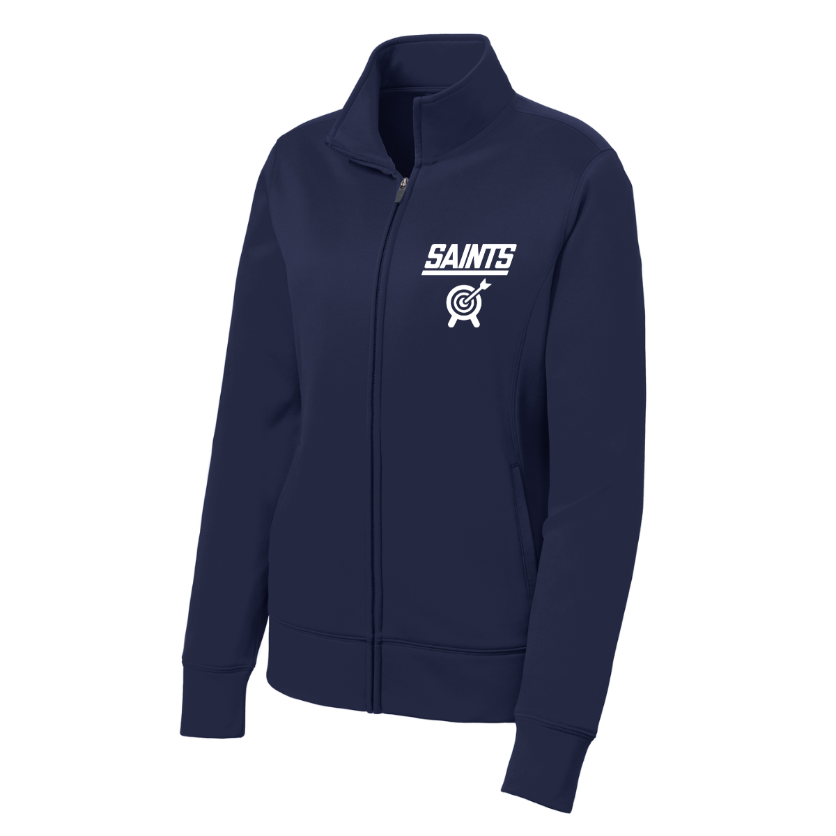 Women's Saints Archery Sport-Tek Fleece Full-Zip Jacket