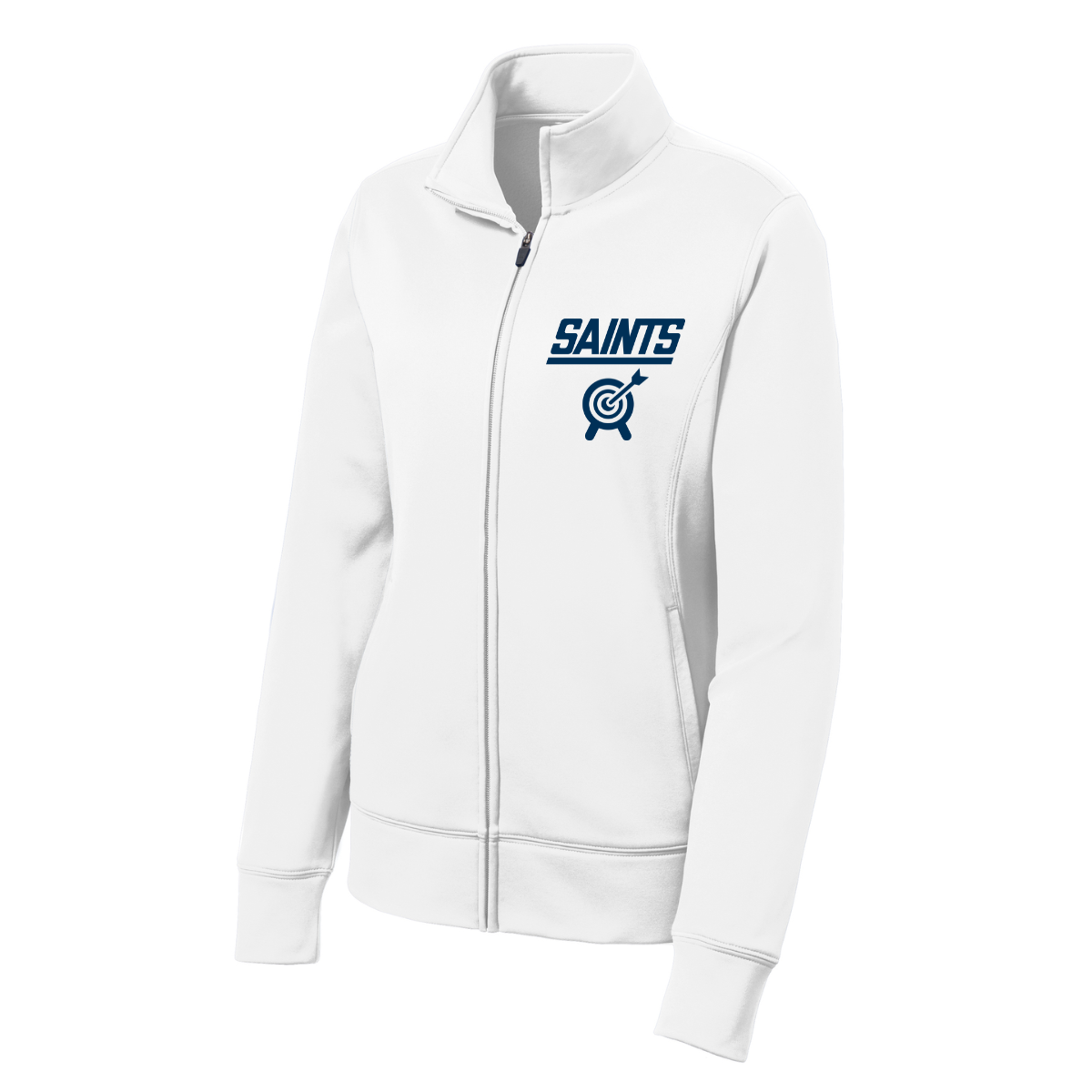 Women's Saints Archery Sport-Tek Fleece Full-Zip Jacket
