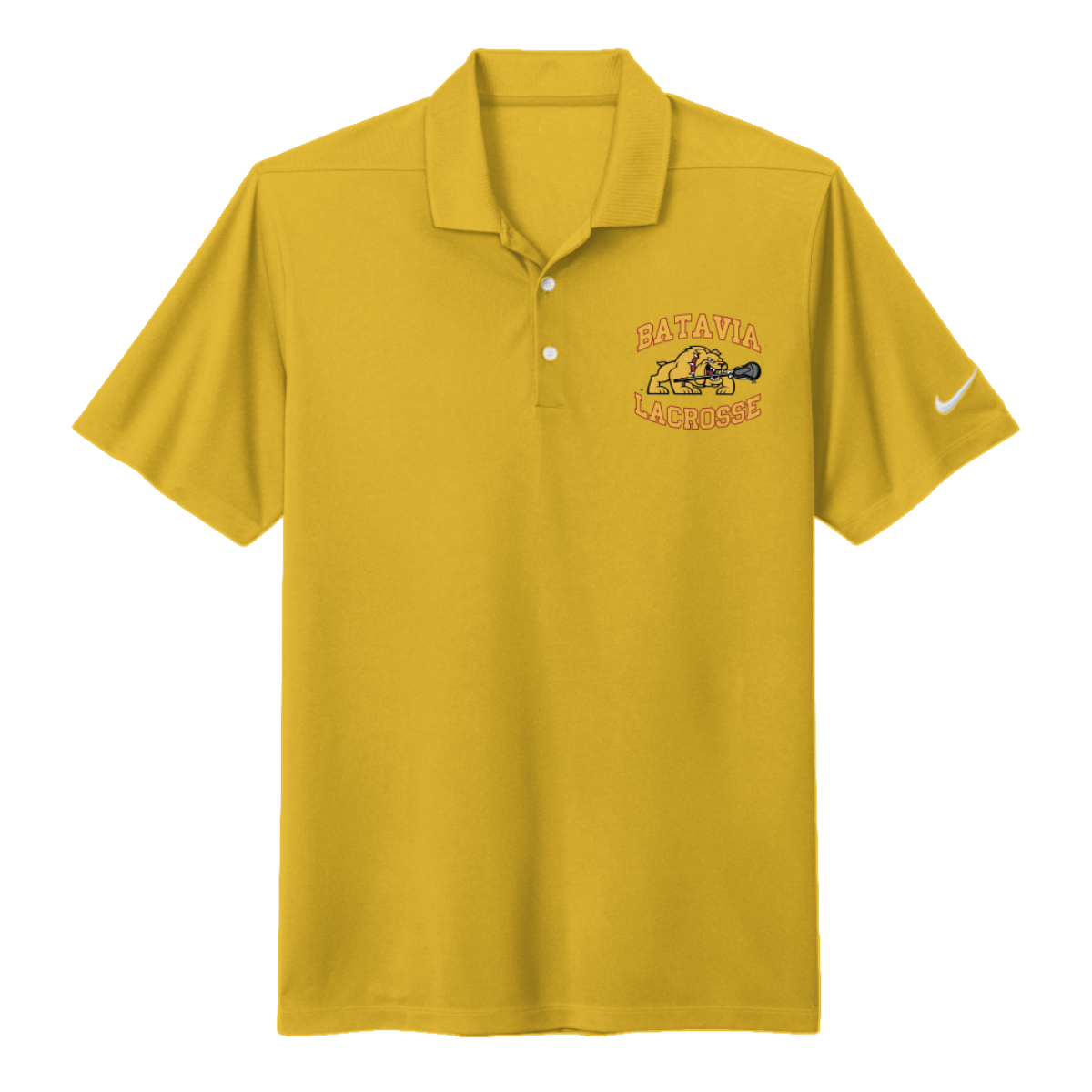 Adult Batavia Lacrosse Nike Dri-FIT Micro Pique 2.0 Polo