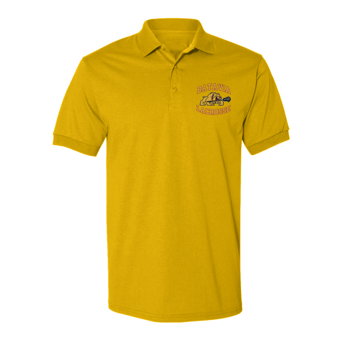 Adult Batavia Lacrosse Gildan Dryblend Polo