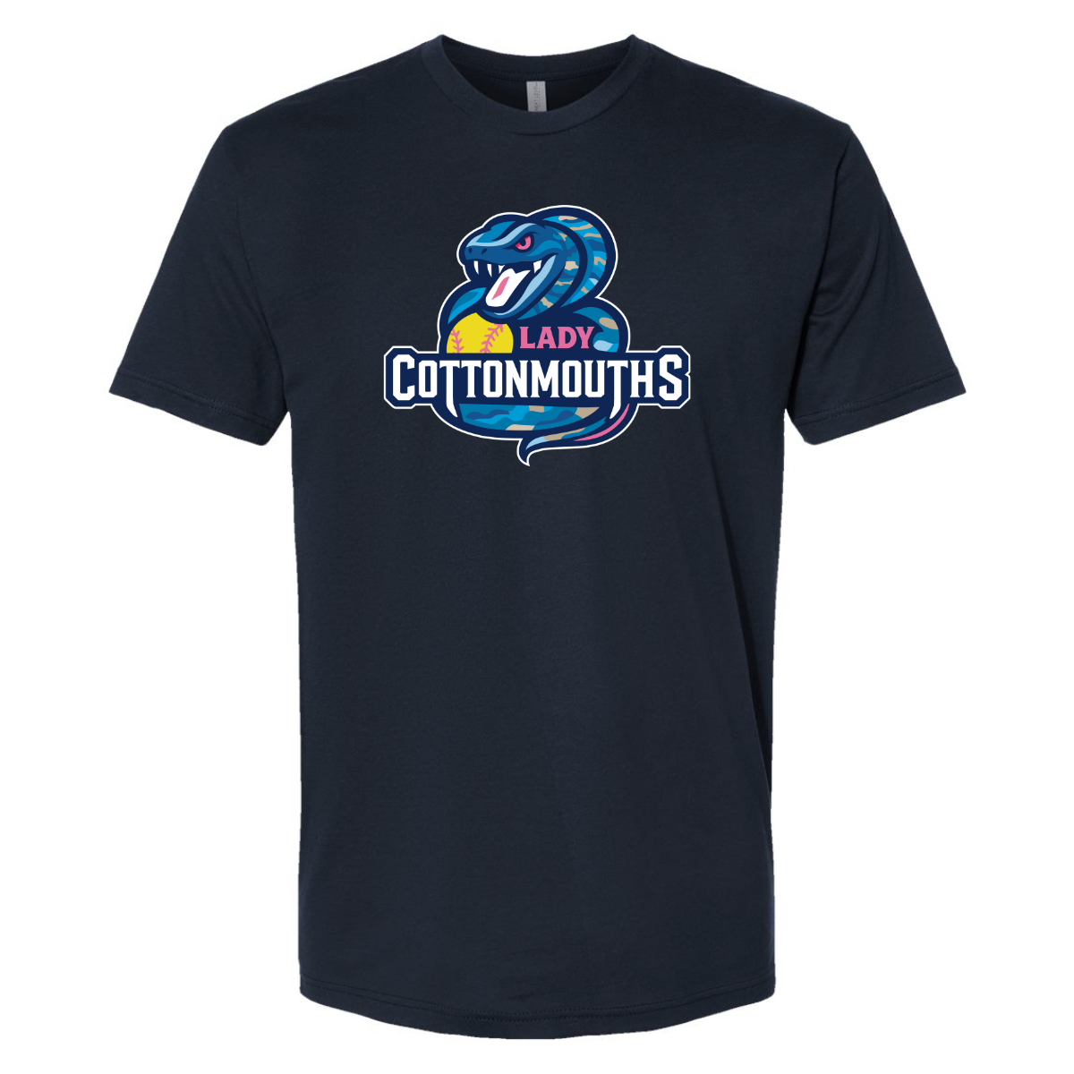 Adult Lady Cottonmouths Next Level Cotton T-Shirt