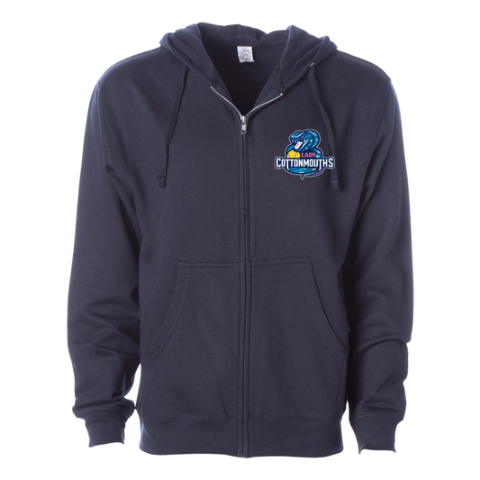 Adult Lady Cottonmouths ITC Midweight Full-Zip Hoodie