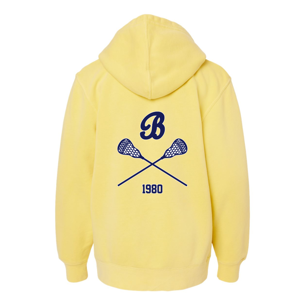 Youth Bellevue Lacrosse Pigment-Dyed Hoodie