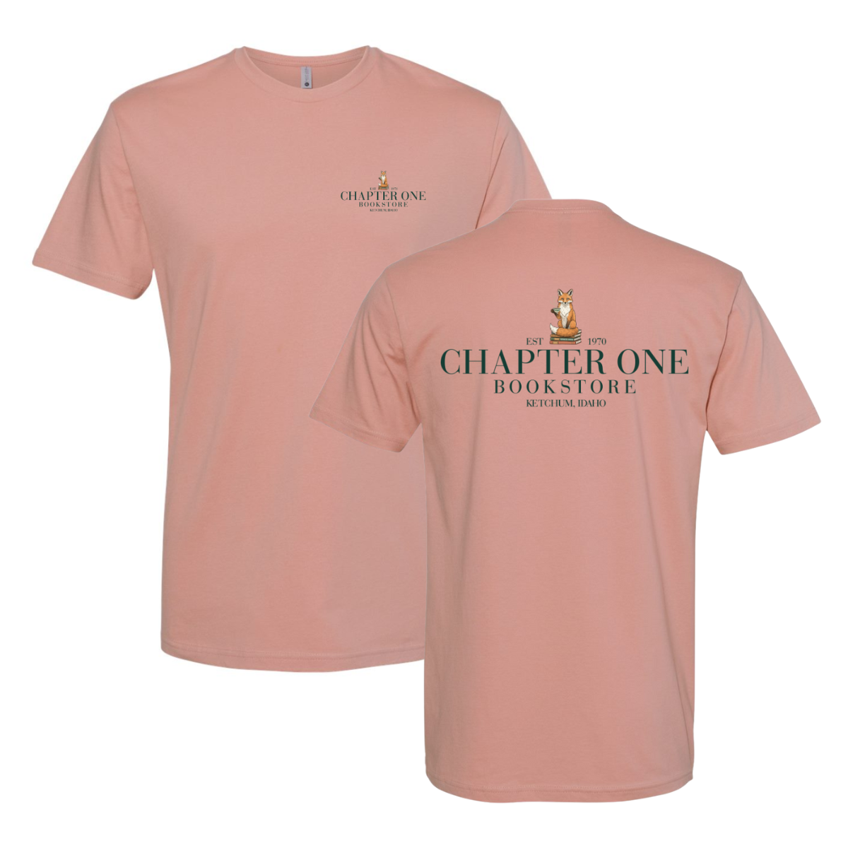 Adult Chapter One Bookstore Next Level Cotton T-Shirt