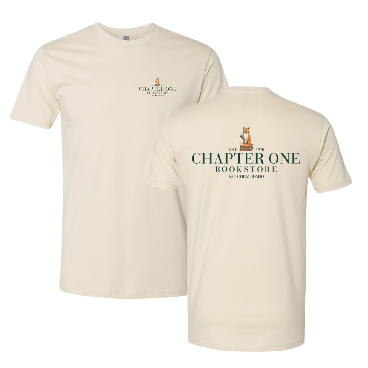 Adult Chapter One Bookstore Next Level Cotton T-Shirt