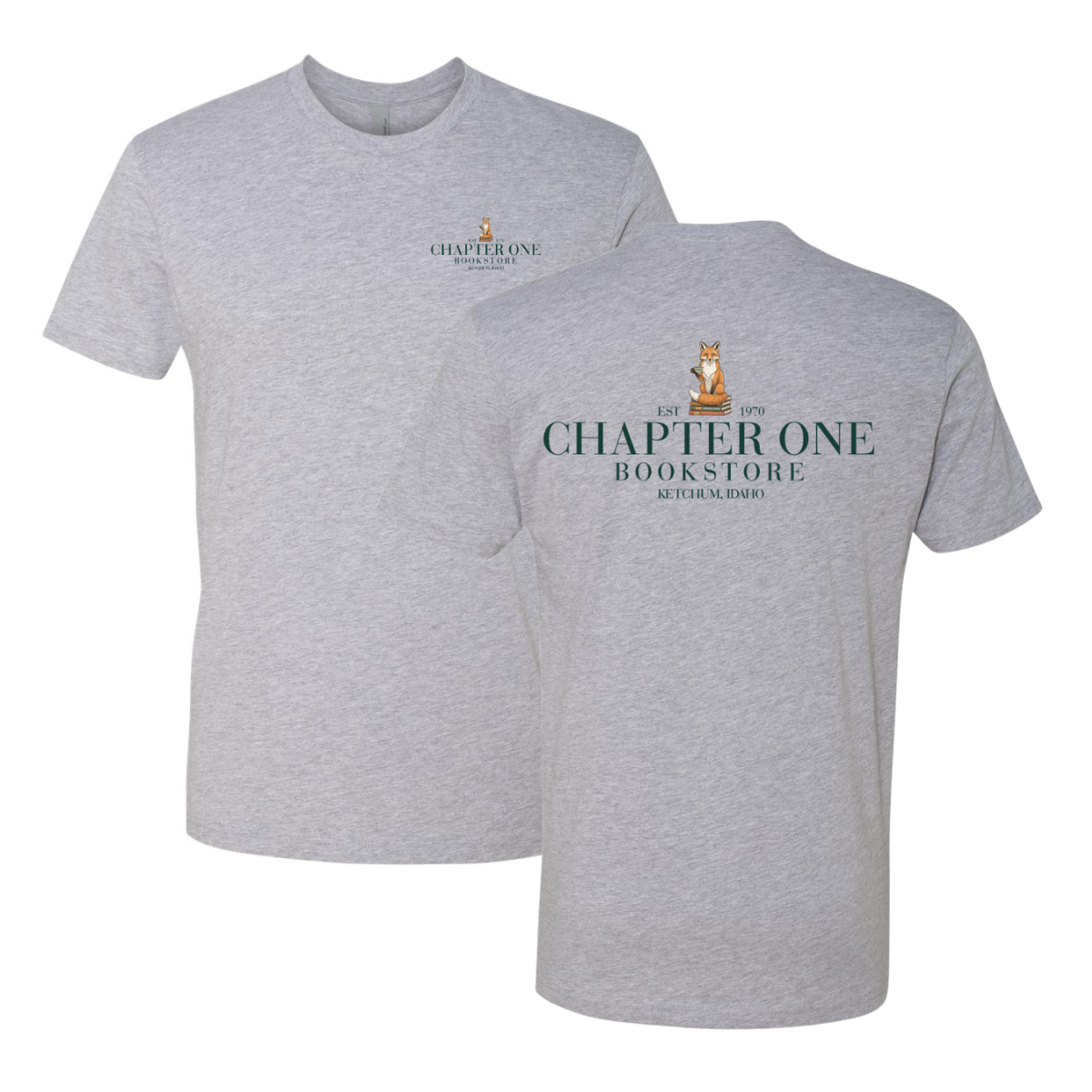 Adult Chapter One Bookstore Next Level Cotton T-Shirt