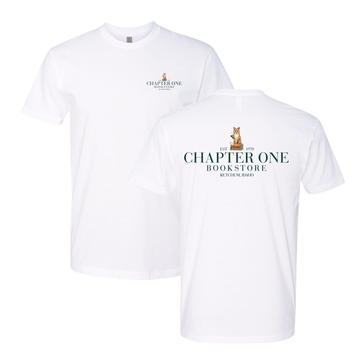 Adult Chapter One Bookstore Next Level Cotton T-Shirt