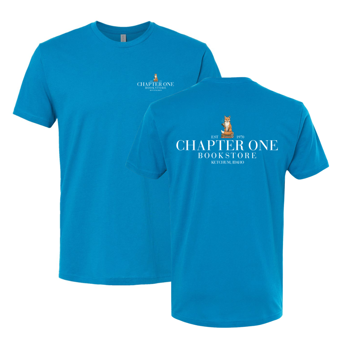 Adult Chapter One Bookstore Next Level Cotton T-Shirt