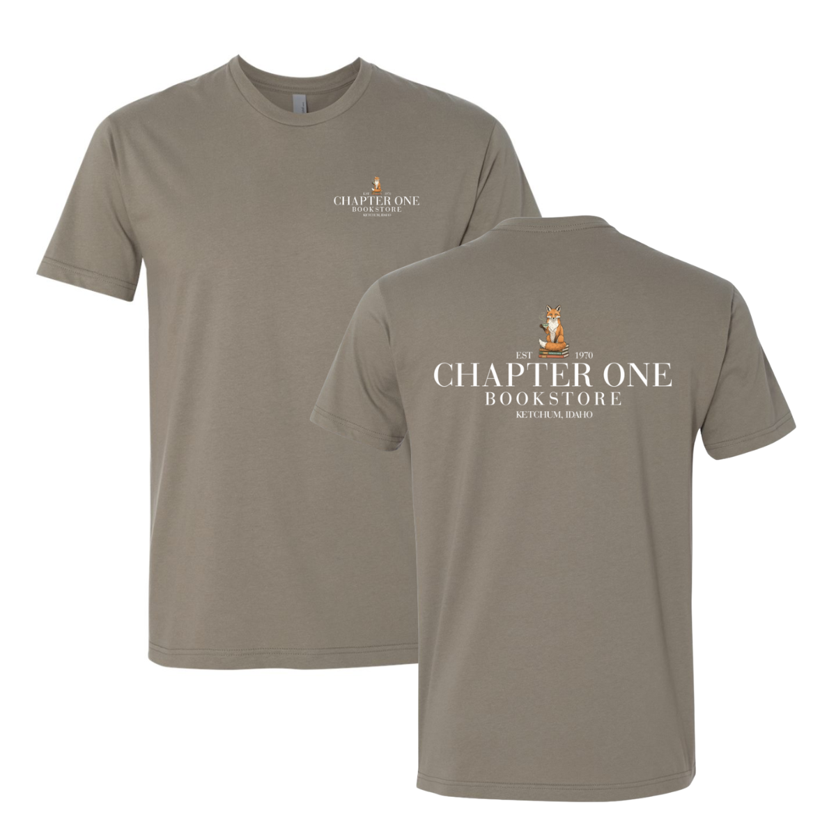 Adult Chapter One Bookstore Next Level Cotton T-Shirt