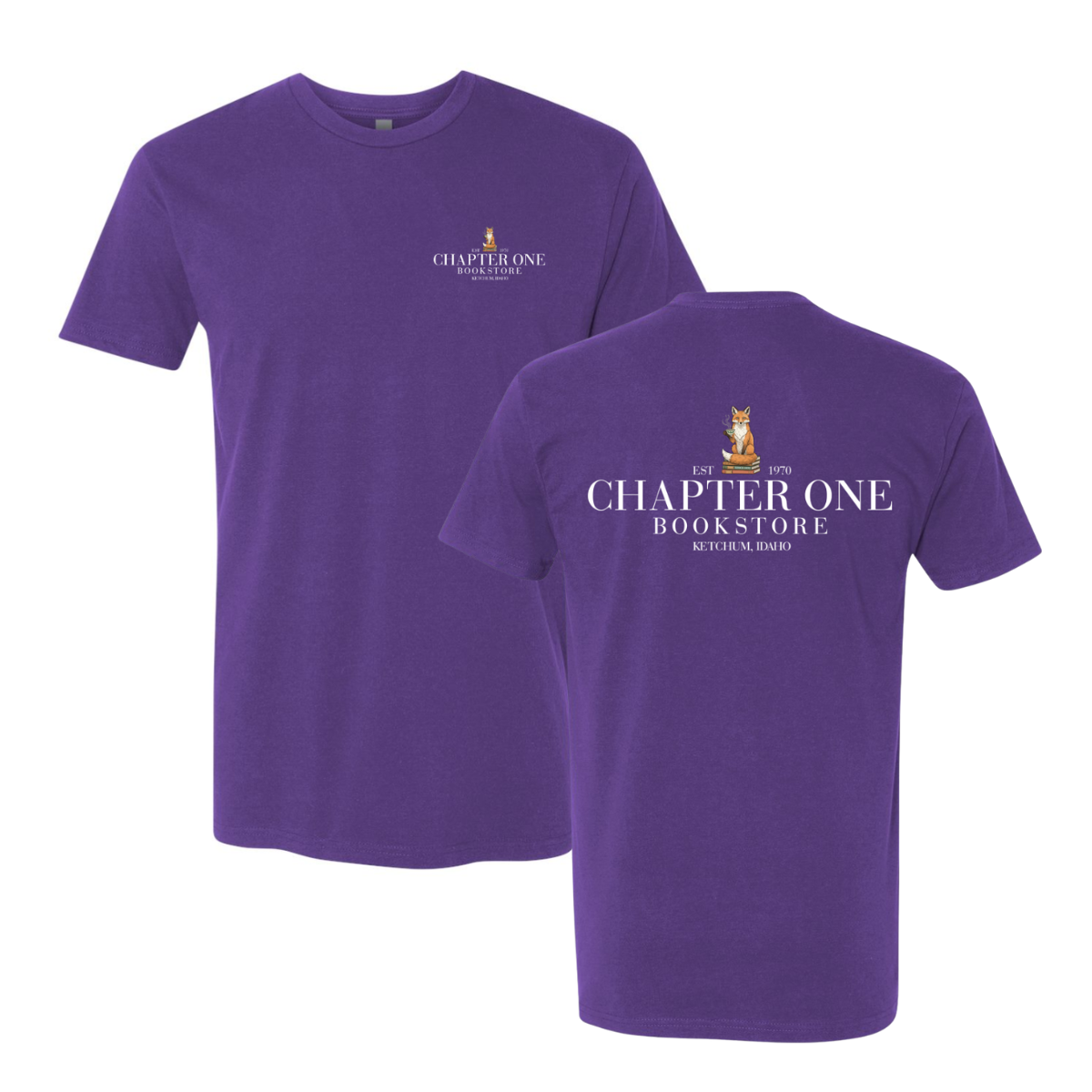 Adult Chapter One Bookstore Next Level Cotton T-Shirt