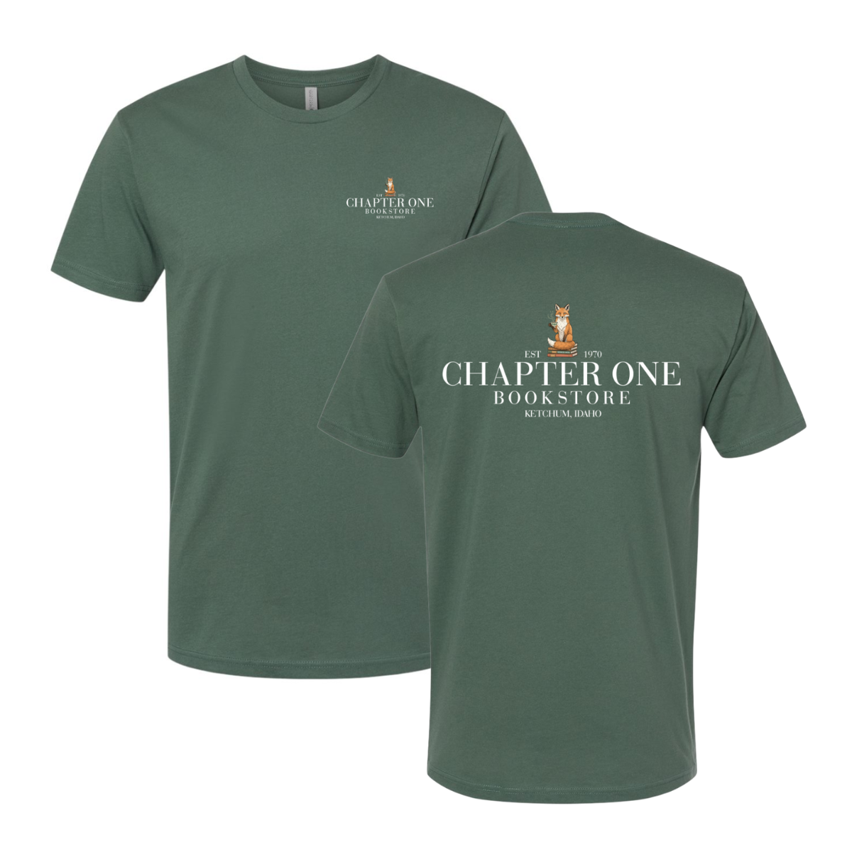 Adult Chapter One Bookstore Next Level Cotton T-Shirt