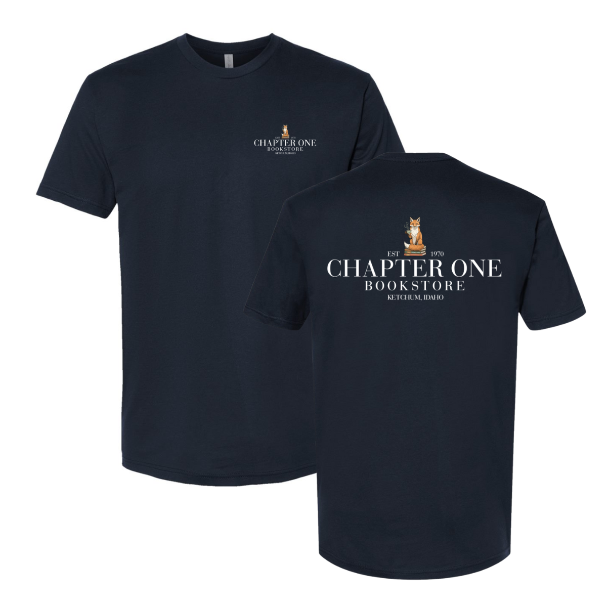 Adult Chapter One Bookstore Next Level Cotton T-Shirt