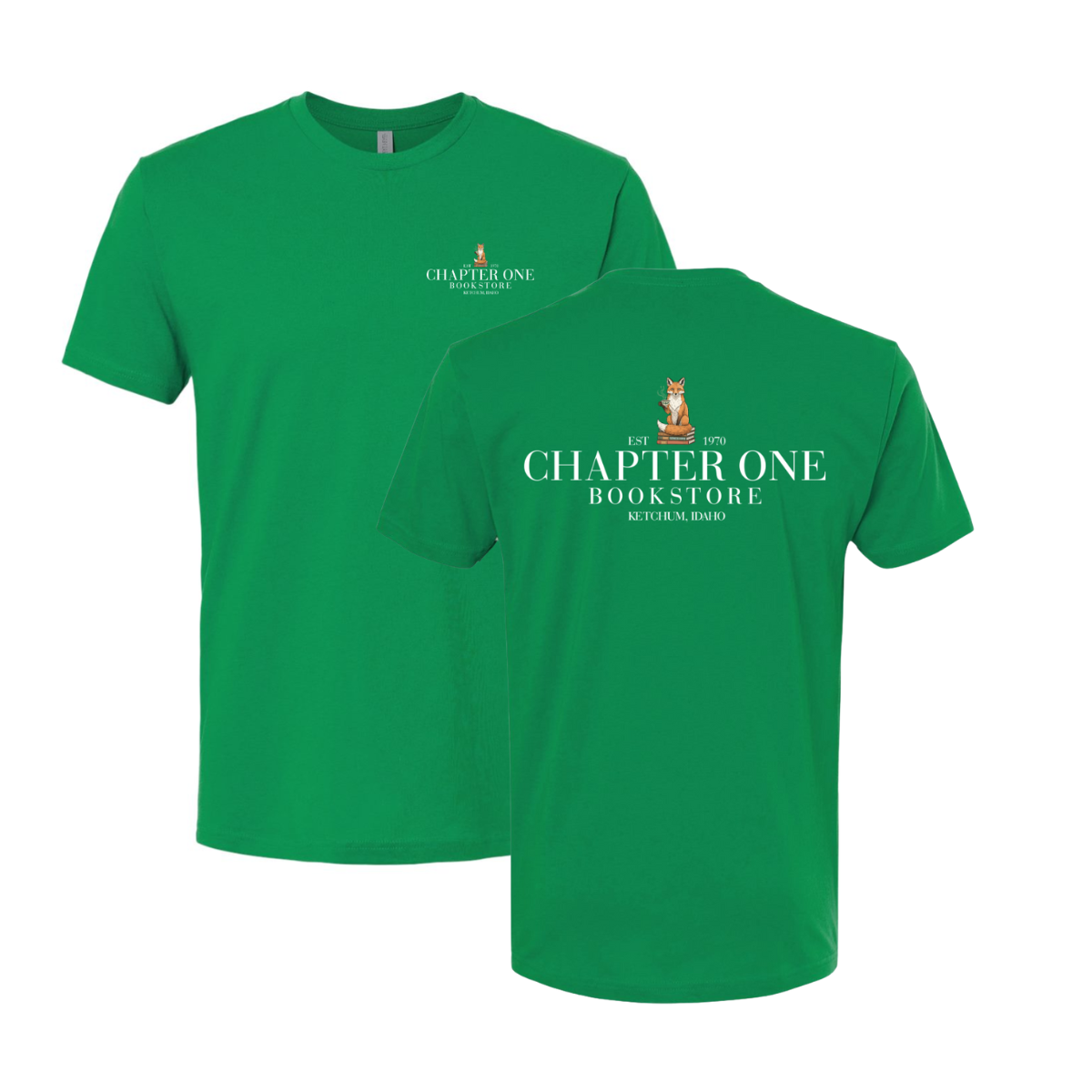 Adult Chapter One Bookstore Next Level Cotton T-Shirt