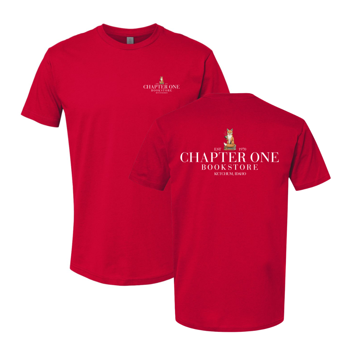 Adult Chapter One Bookstore Next Level Cotton T-Shirt
