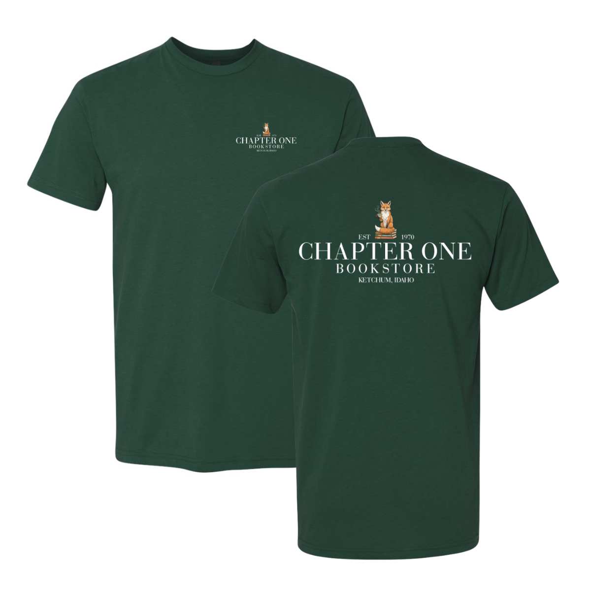 Adult Chapter One Bookstore Next Level Cotton T-Shirt