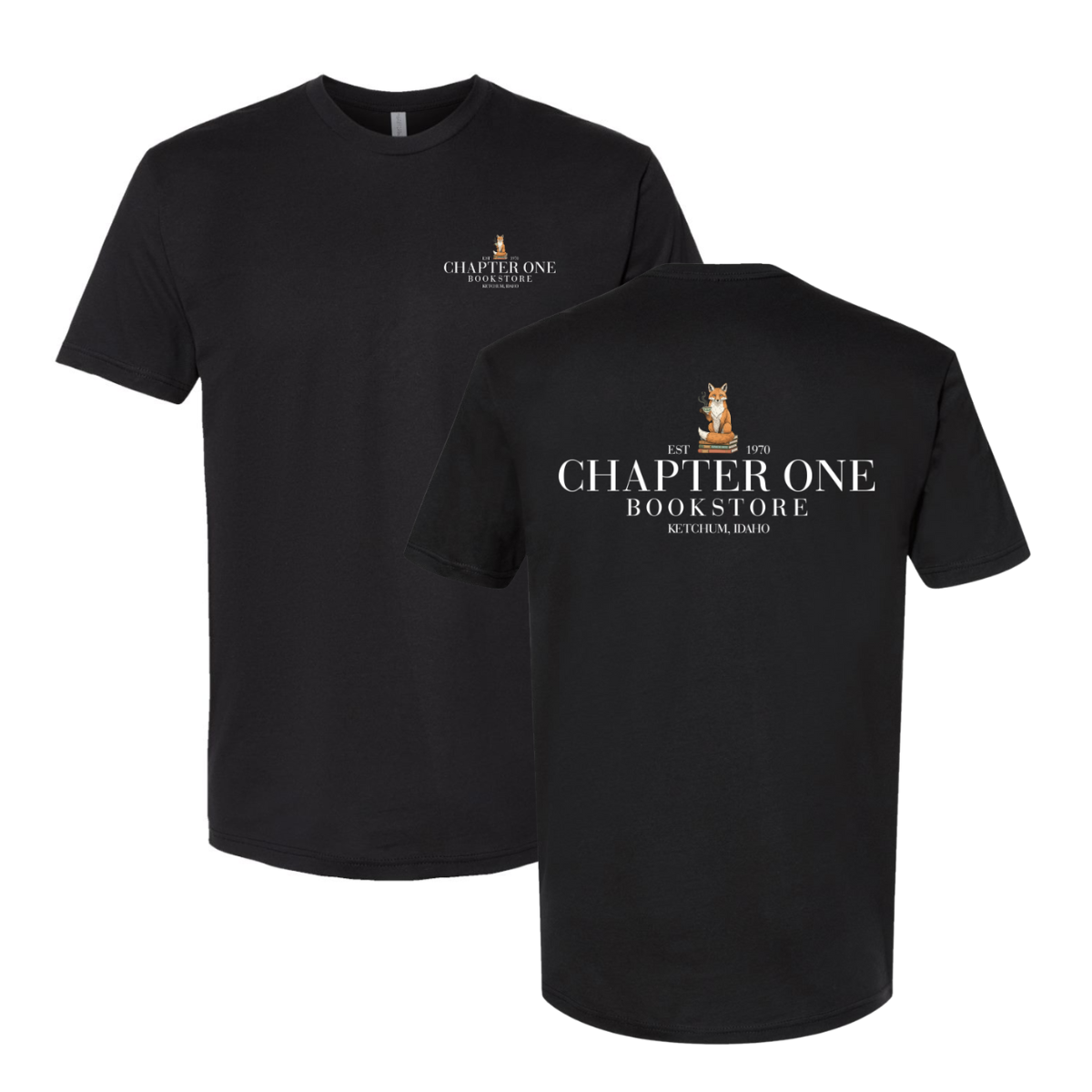Adult Chapter One Bookstore Next Level Cotton T-Shirt