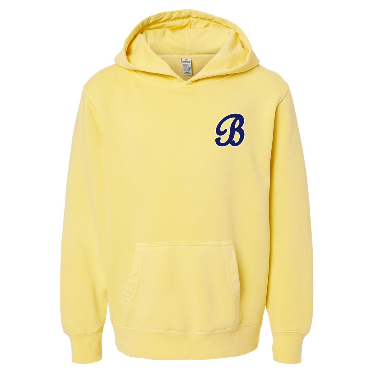Youth Bellevue Lacrosse Pigment-Dyed Hoodie
